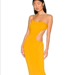 WeWoreWhat Snake Chain Cut Out Maxi Dress XS NWT